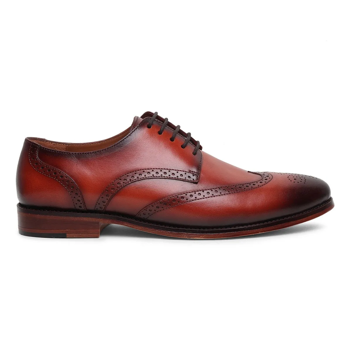 Adam Brogue Leather Sole Shoes - Clearance