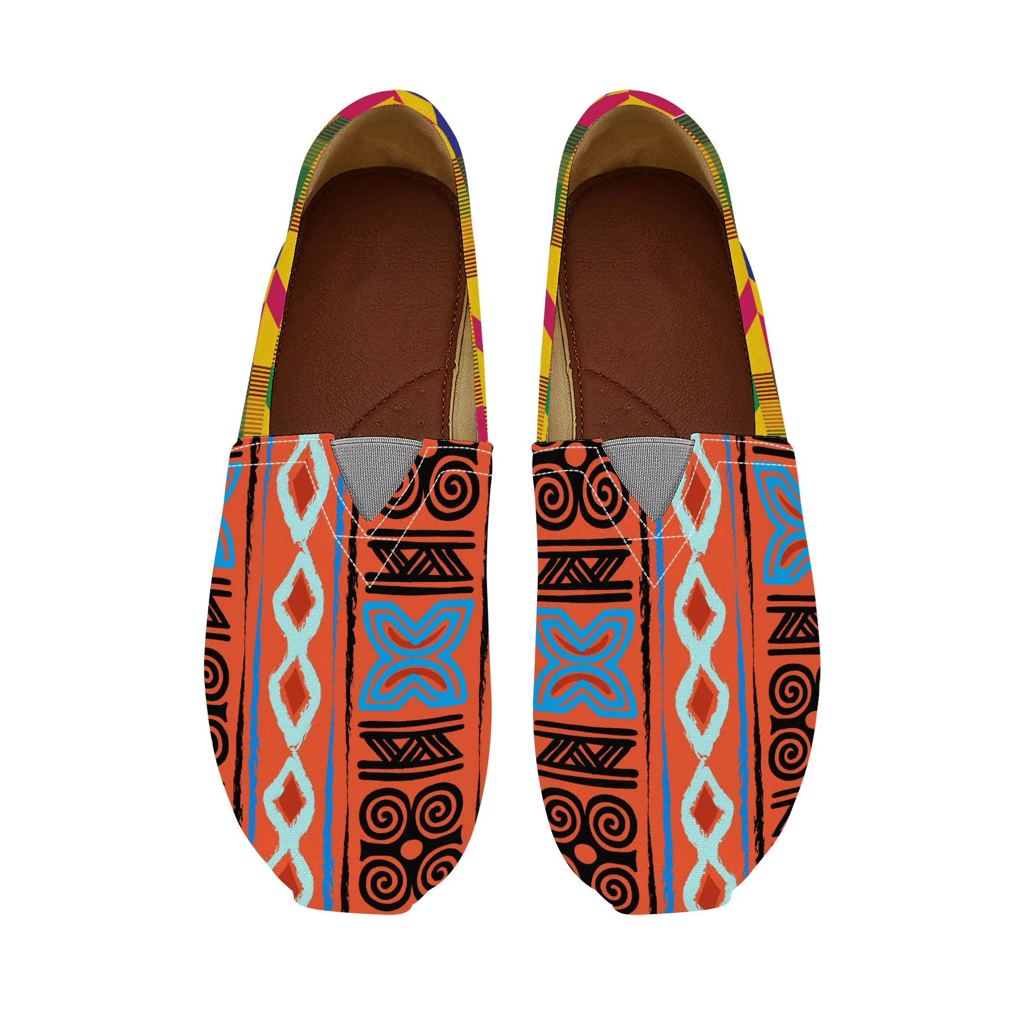 Adinkra Ankaa-Kente Slip-on Canvas