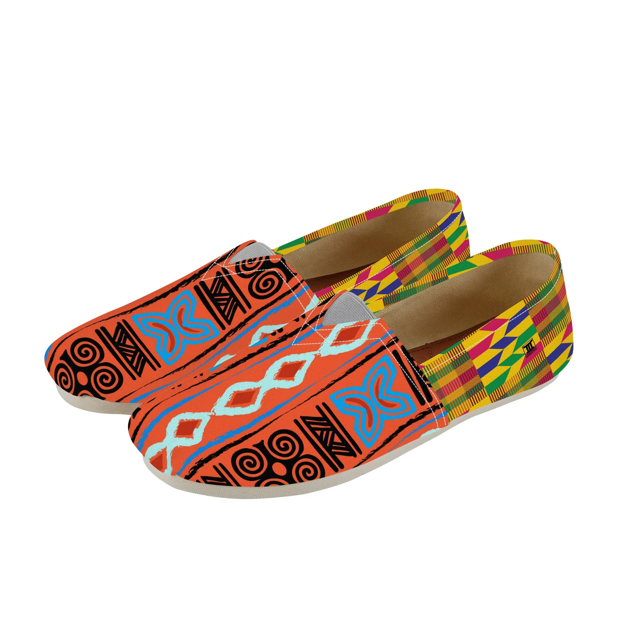 Adinkra Ankaa-Kente Slip-on Canvas