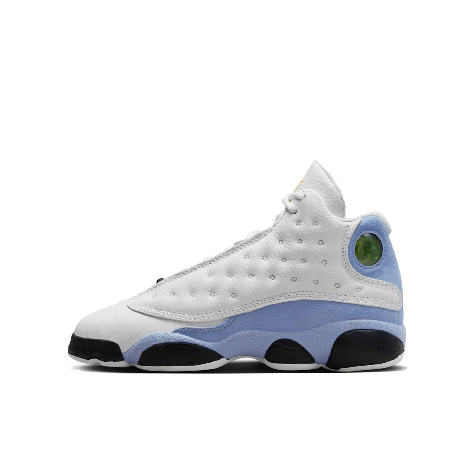 AIR JORDAN 13 RETRO GS - WHITE/YELLOW OCHRE-BLUE GREY-BLACK