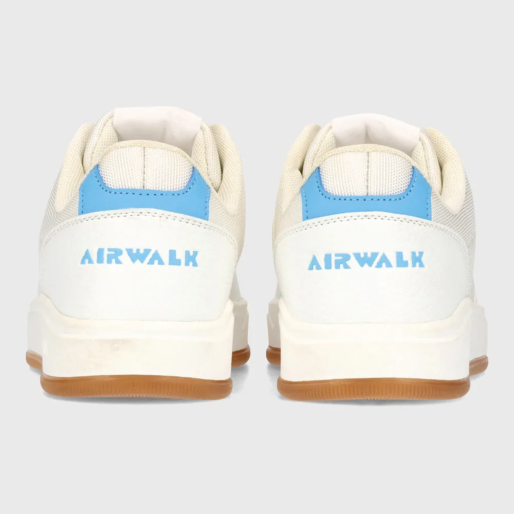 Airwalk Womens La Paz Sneaker White/blue _ 182583 _ White