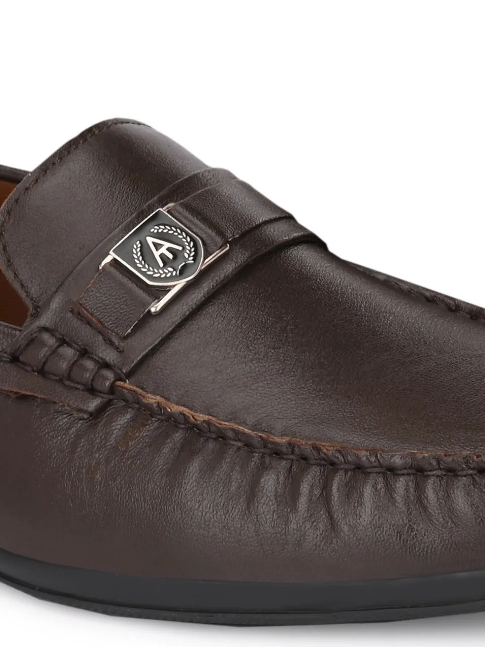 Alberto Torresi Mens Leon Brown Loafers