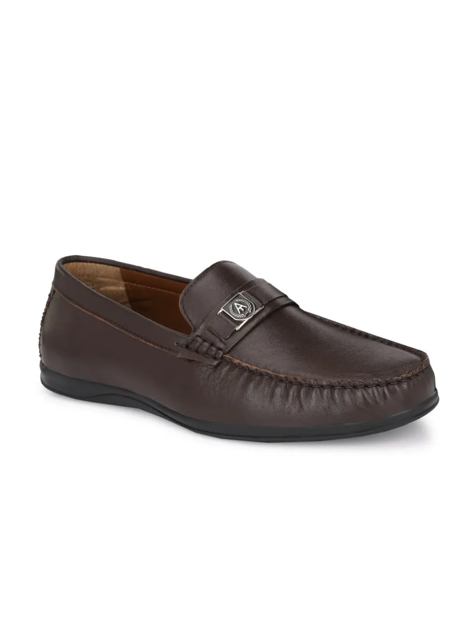 Alberto Torresi Mens Leon Brown Loafers