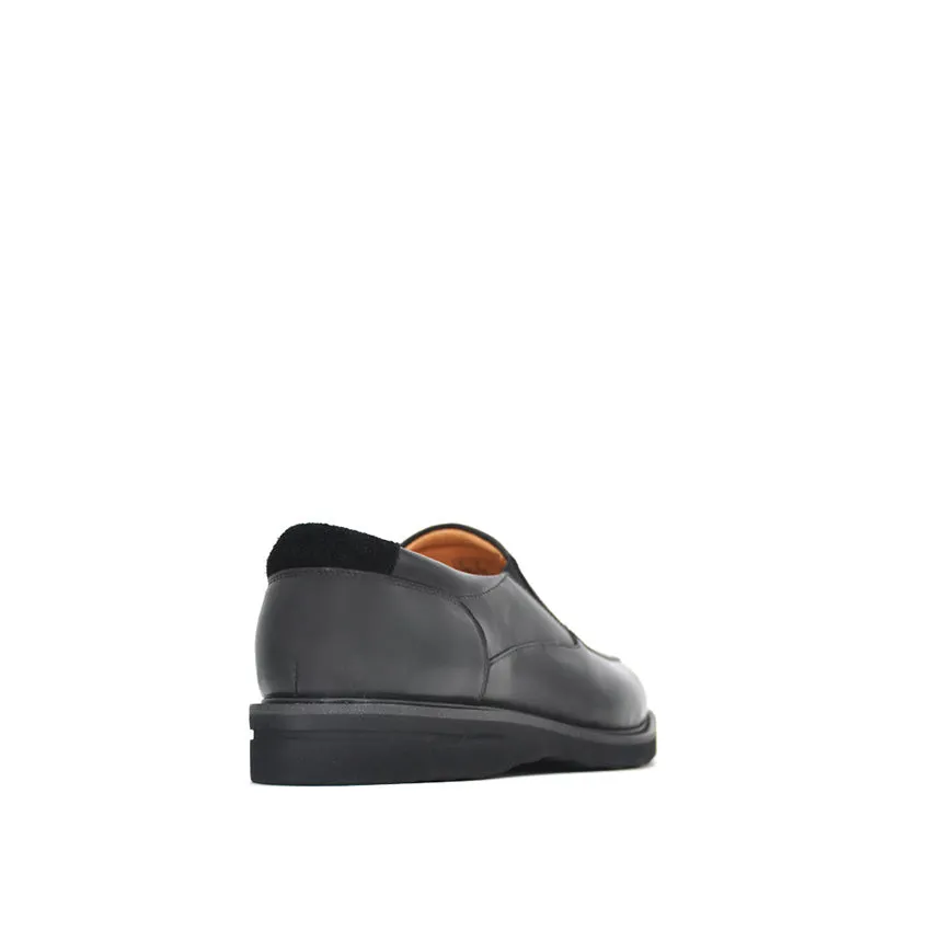 Azrael Slip On At Men's Shoes - Black Leather