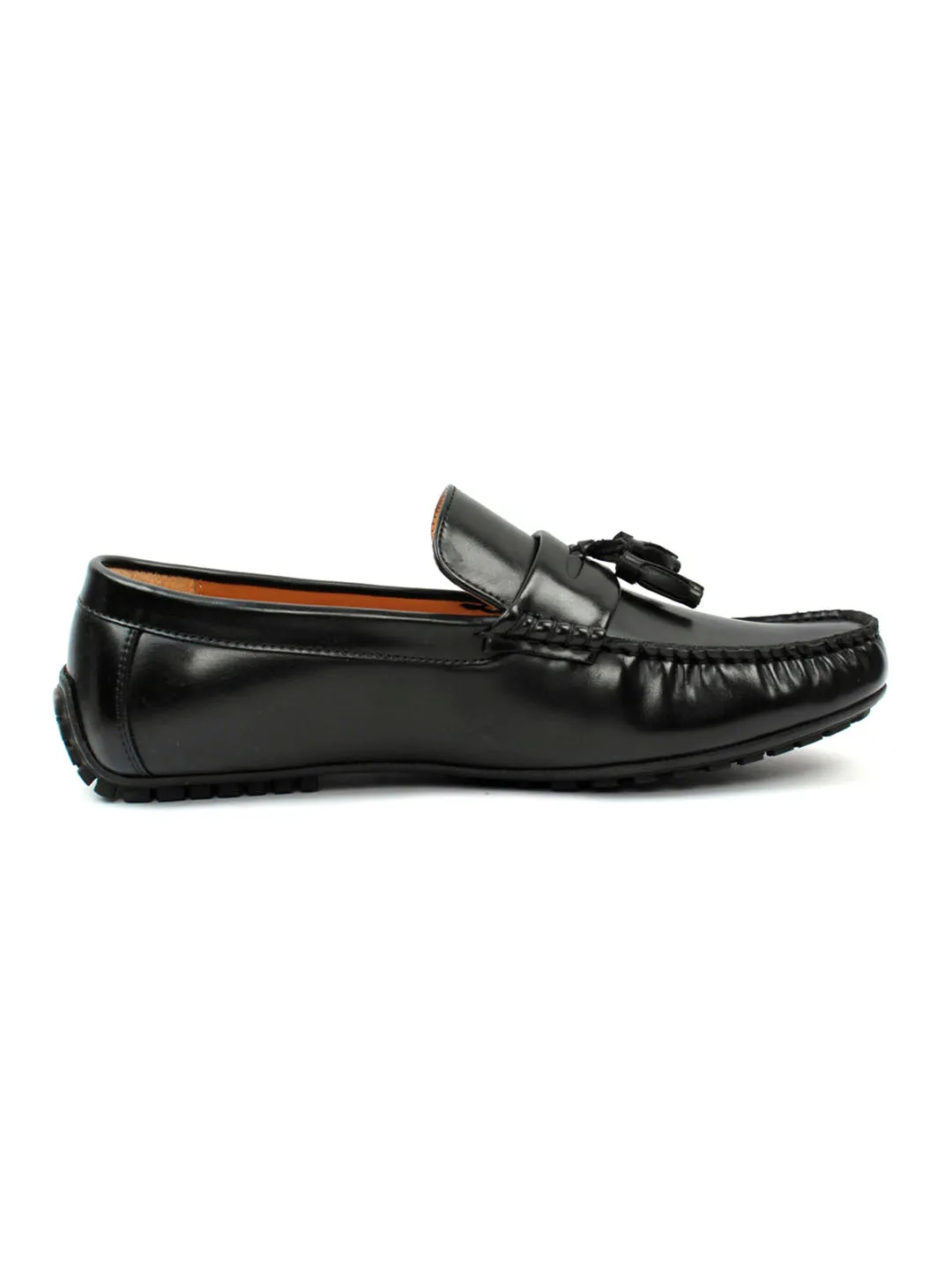 Black Tassel Loafers