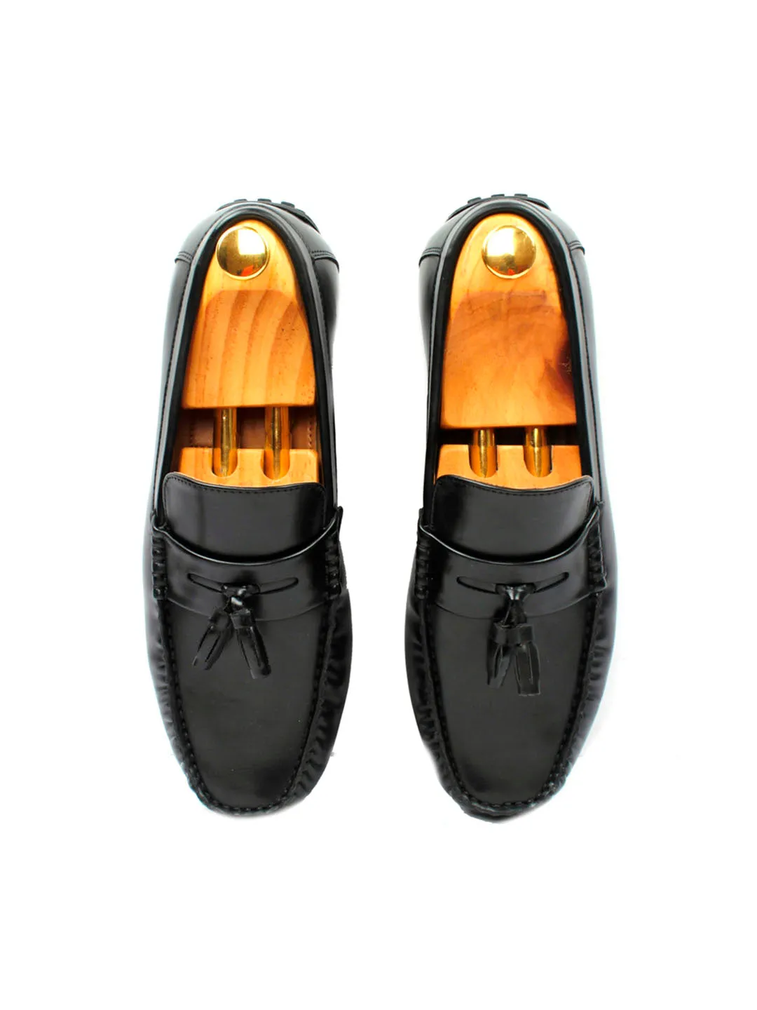 Black Tassel Loafers