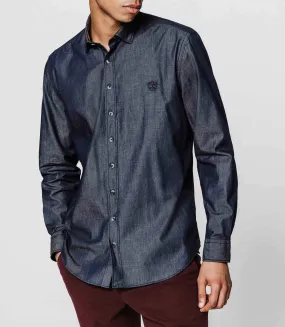 Chemise casual indigo