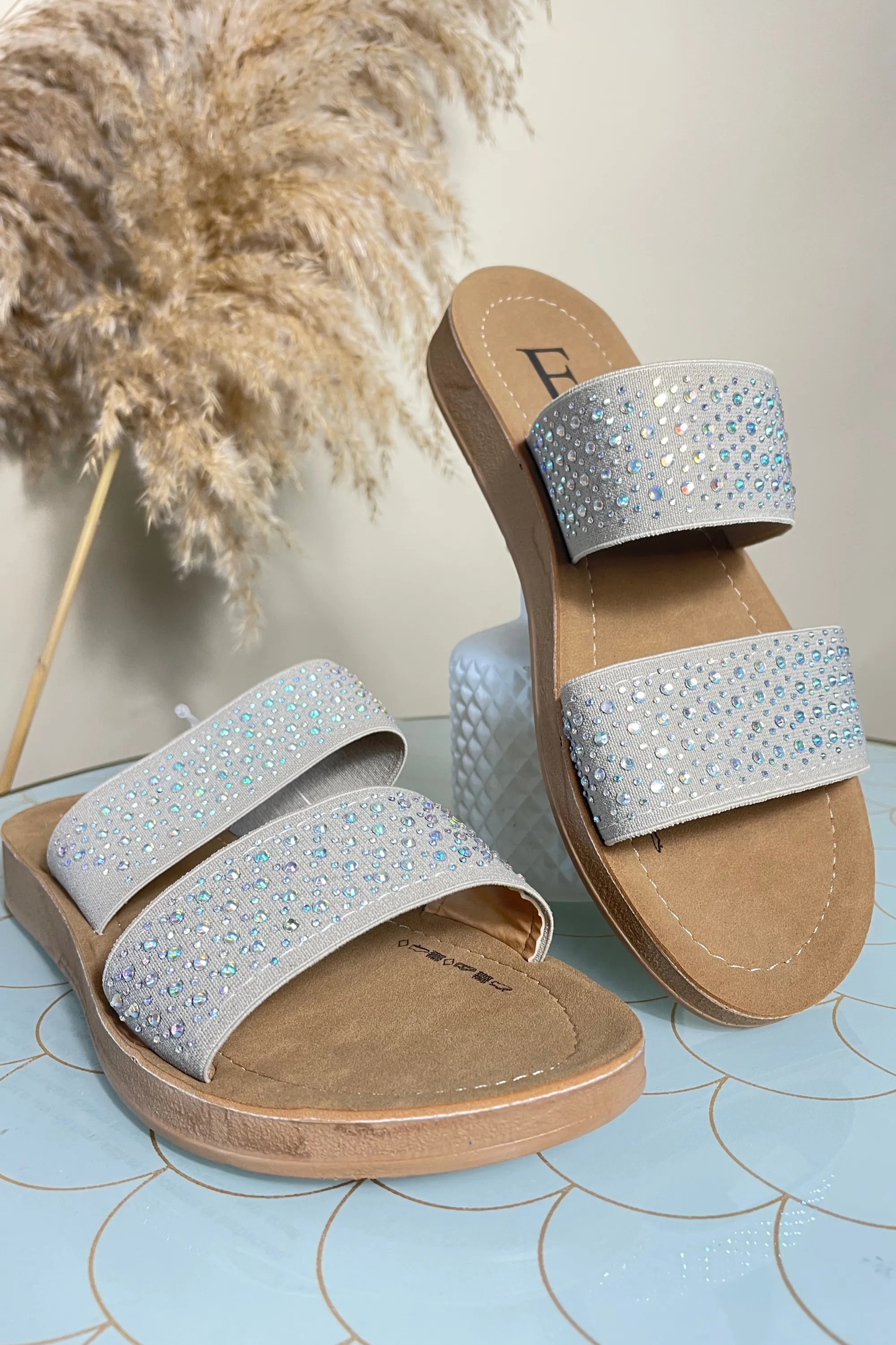 Diamate strap sandals