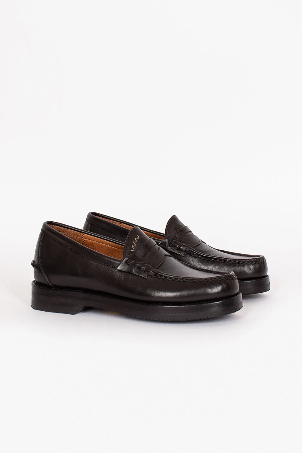 Fabro-Folk Penny Loafer Black