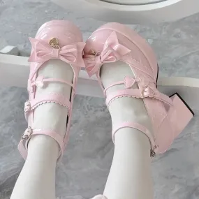 Fashion Bow-Tie Girls Shoes PN6602