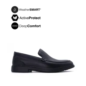 Harvey Slip On MT Men's Shoes - Black Leather WP