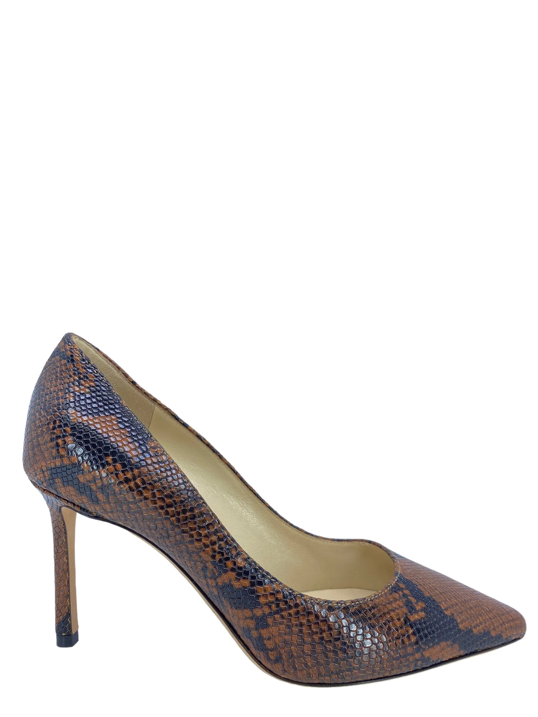 Jimmy Choo Python Romy Pumps size 7.5