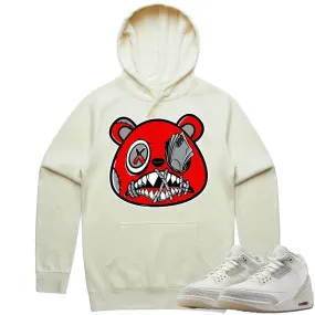 Jordan Retro 3 Craft Ivory 3s Hoodie to Match - ANGRY MONEY TALKS BAWS