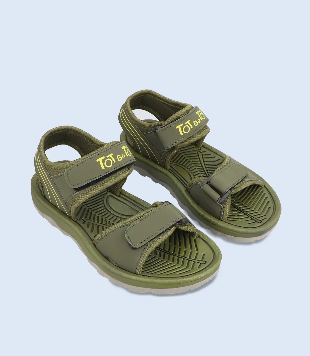 KB0158-GREEN-Boys Sandal