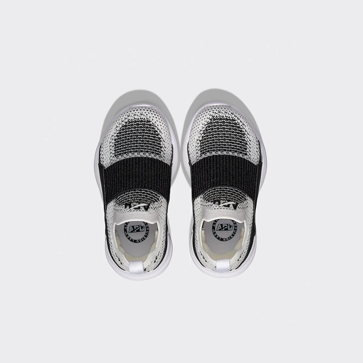 Kid's TechLoom Bliss White / Black / Black / Ribbed