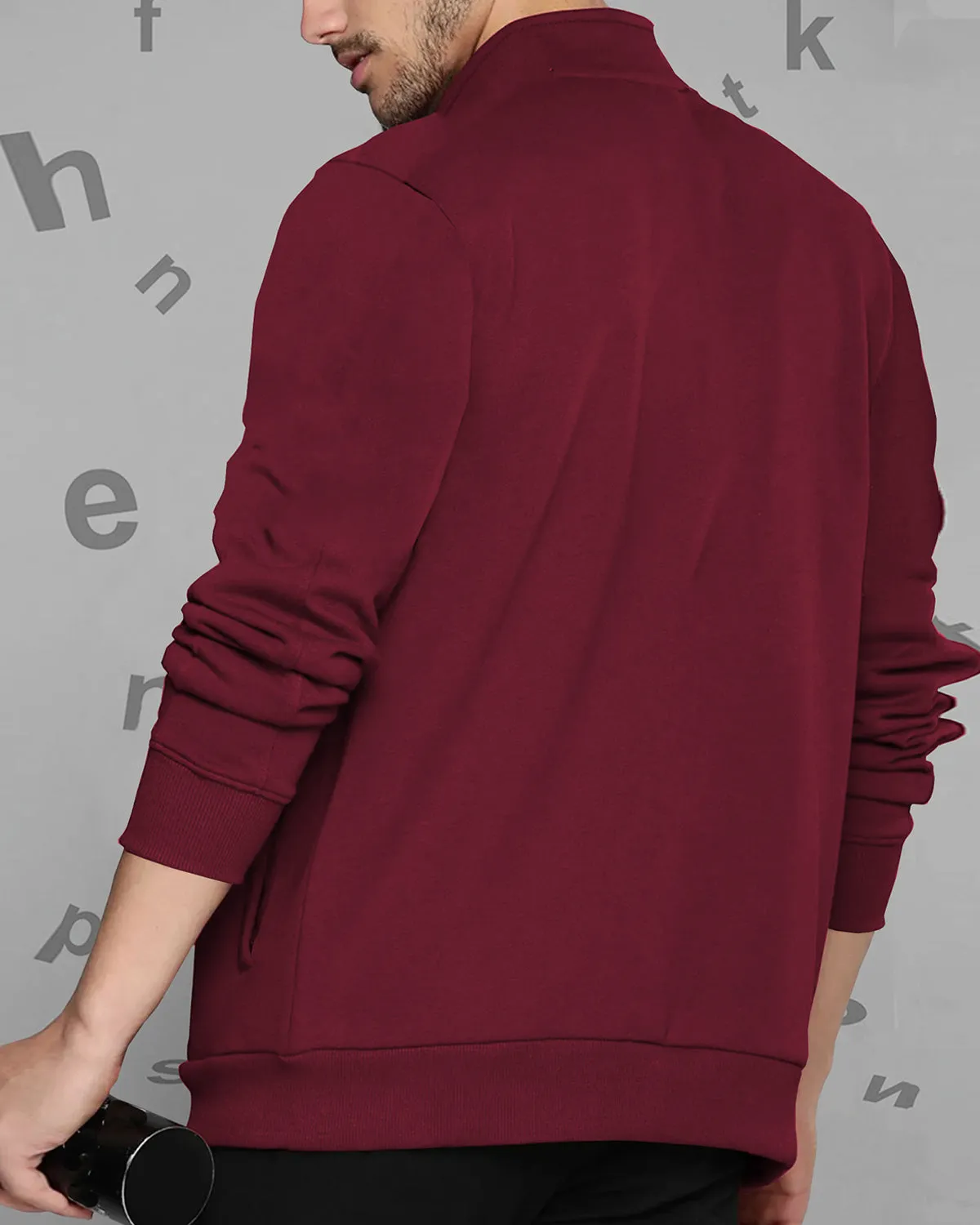 Men Casual Jacket - Maroon