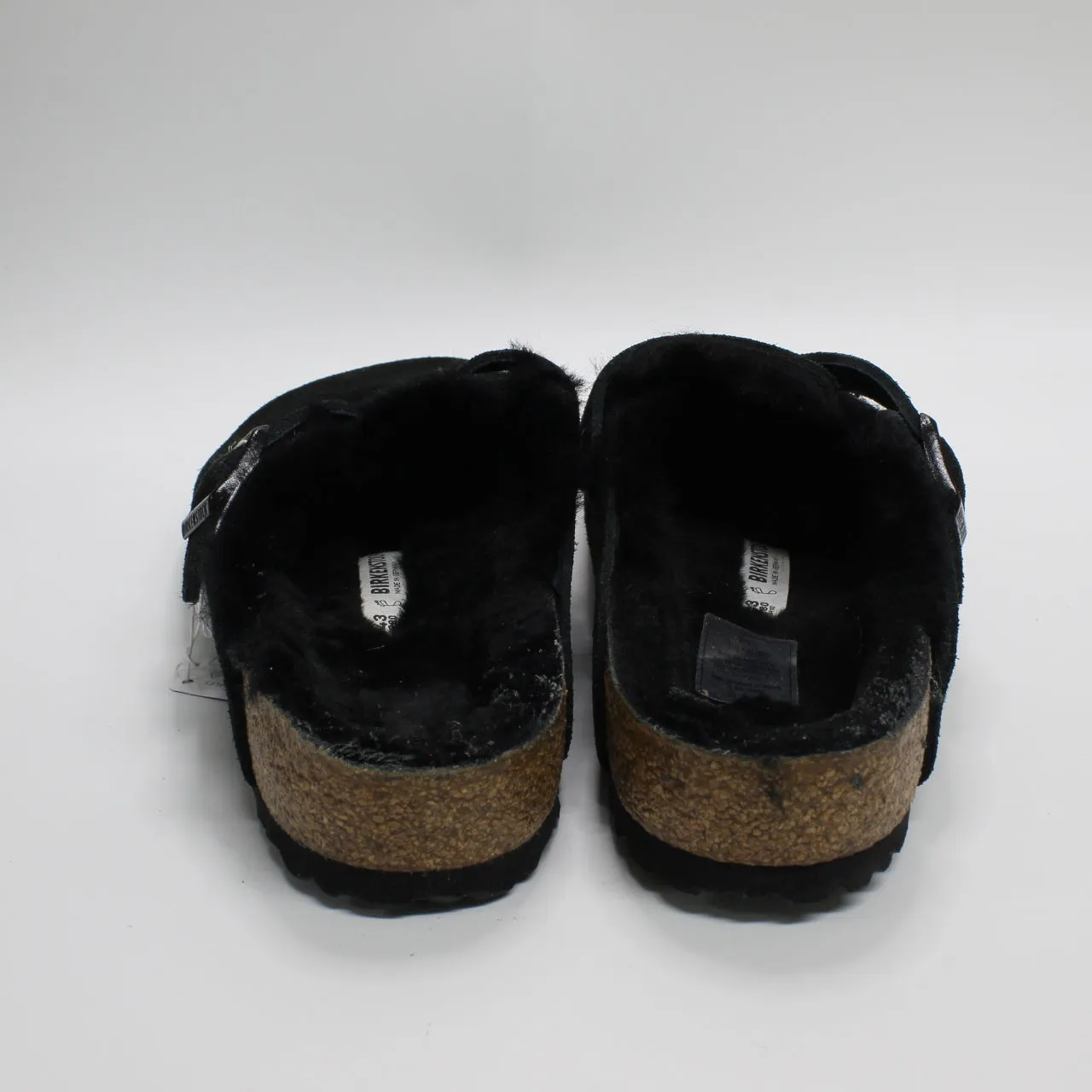 Mens Birkenstock Boston Shearling Black