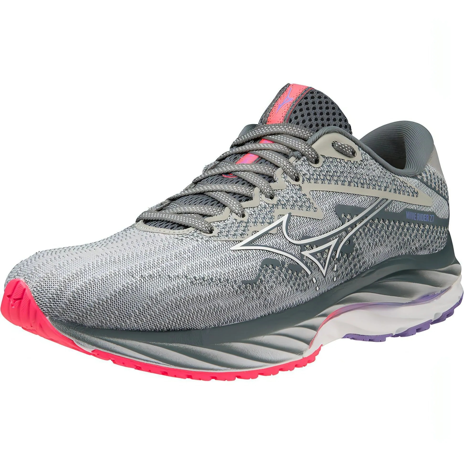 Mizuno Wave Rider 27 Womens Running Shoes - Grey