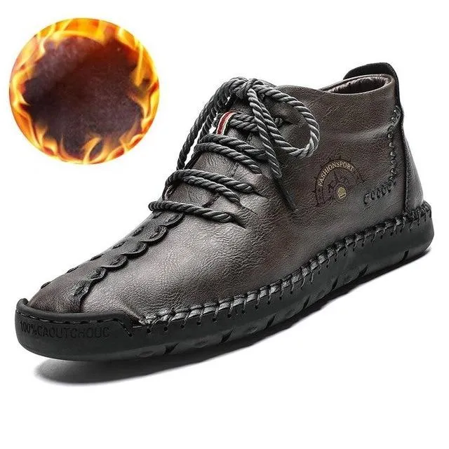 New Arrival! Men's Fashionable Warm Leather Shoes