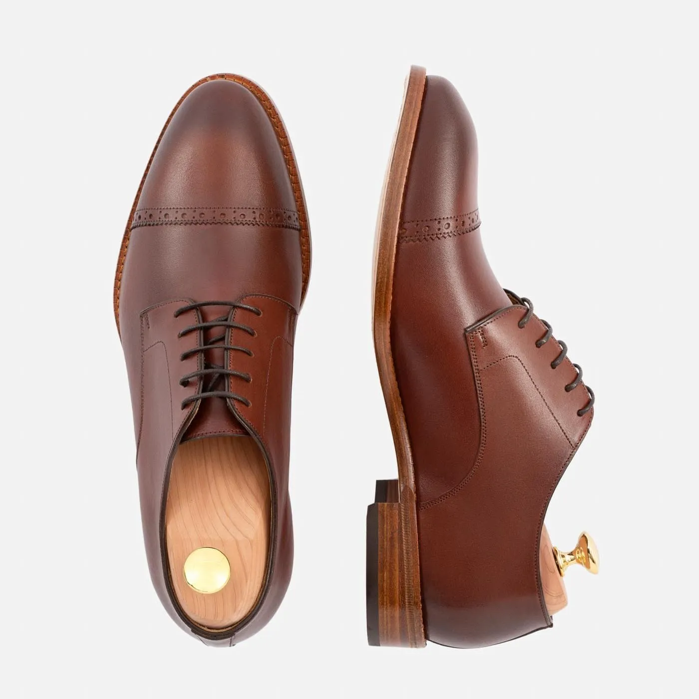 Norman Cap Toe Derbies - Men's