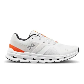 On Men's Cloudrunner - Undyed-White/Flame