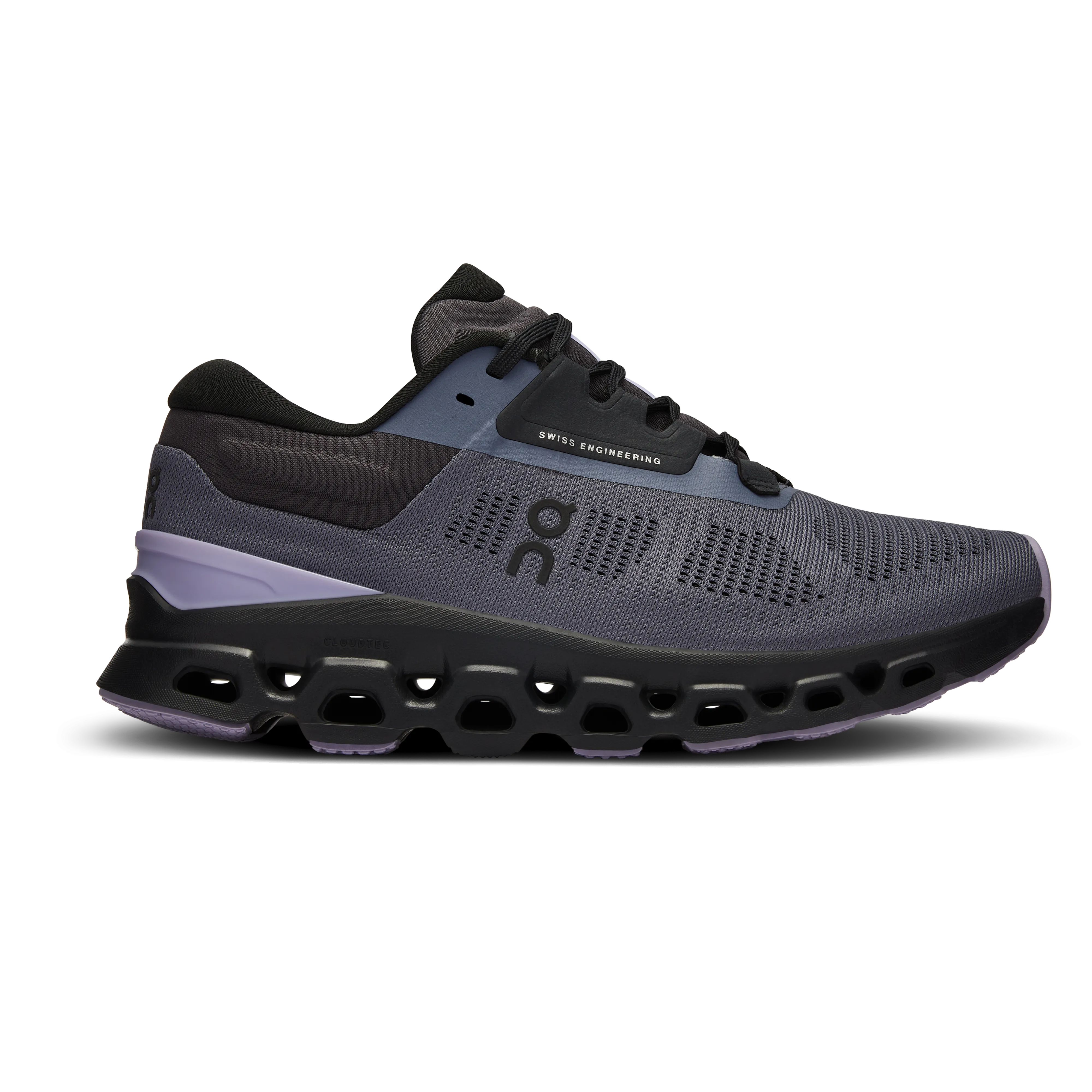 On Running Women's Cloudstratus 3 Shoes - Metal / Wisteria