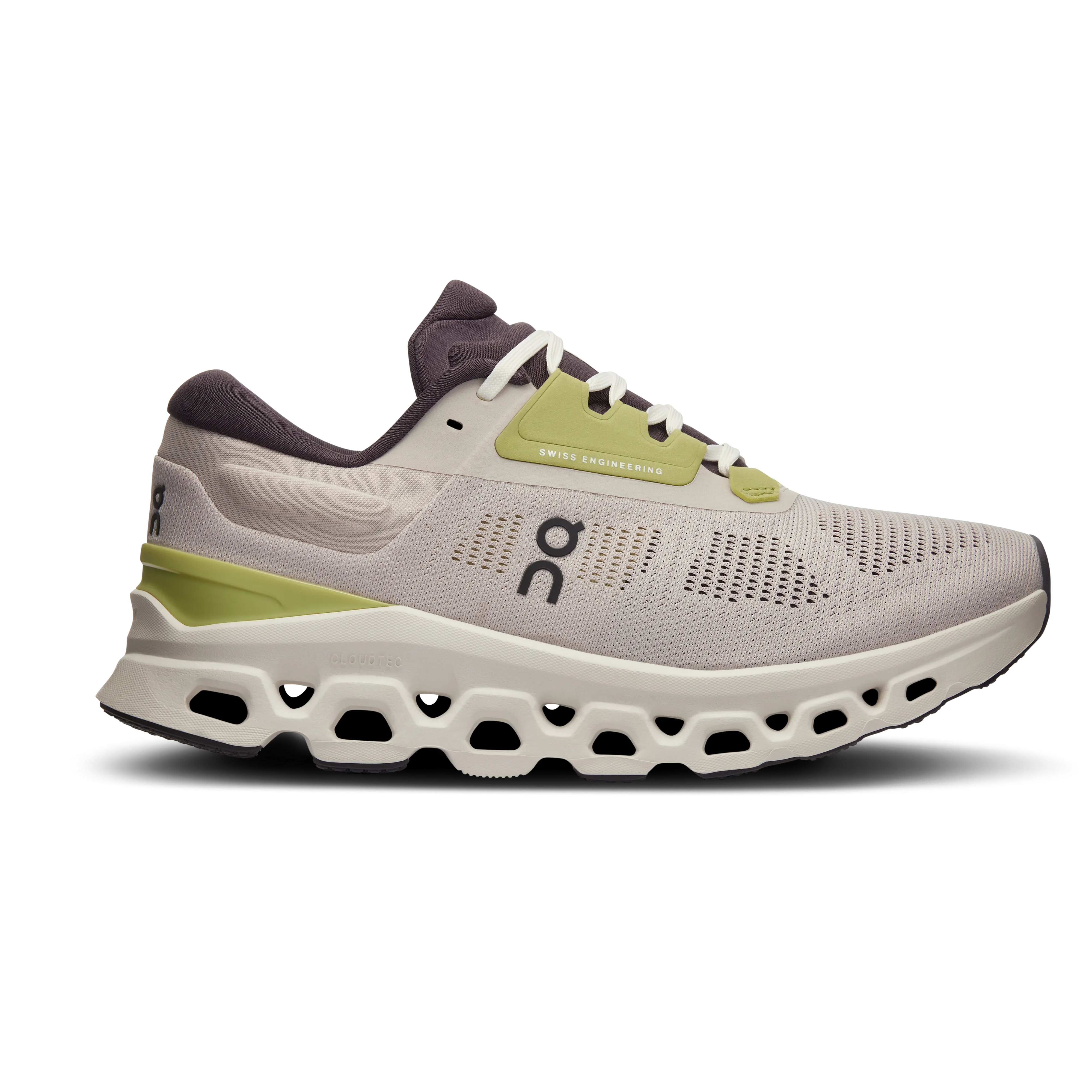 On Running Women's Cloudstratus 3 Shoes - Pearl / Ivory