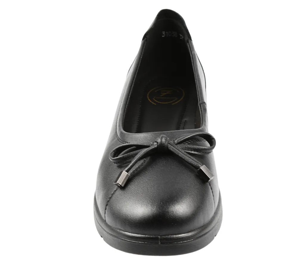 Pantofi casual, dama, FORMAZIONE, 31038 negru, piele naturala