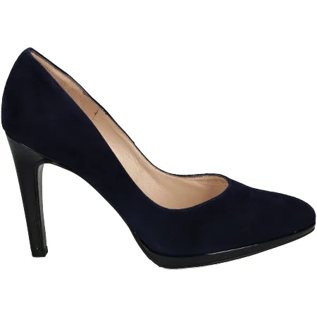 PETER KAISER HERDI PLATFORM NAVY SUEDE HIGH HEEL 78911-732