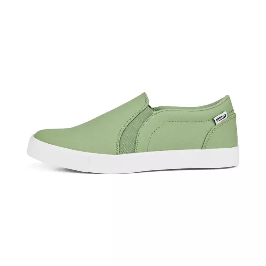 Puma TUSTIN Slip-On Ladies Spikeless Golf Shoes - Green