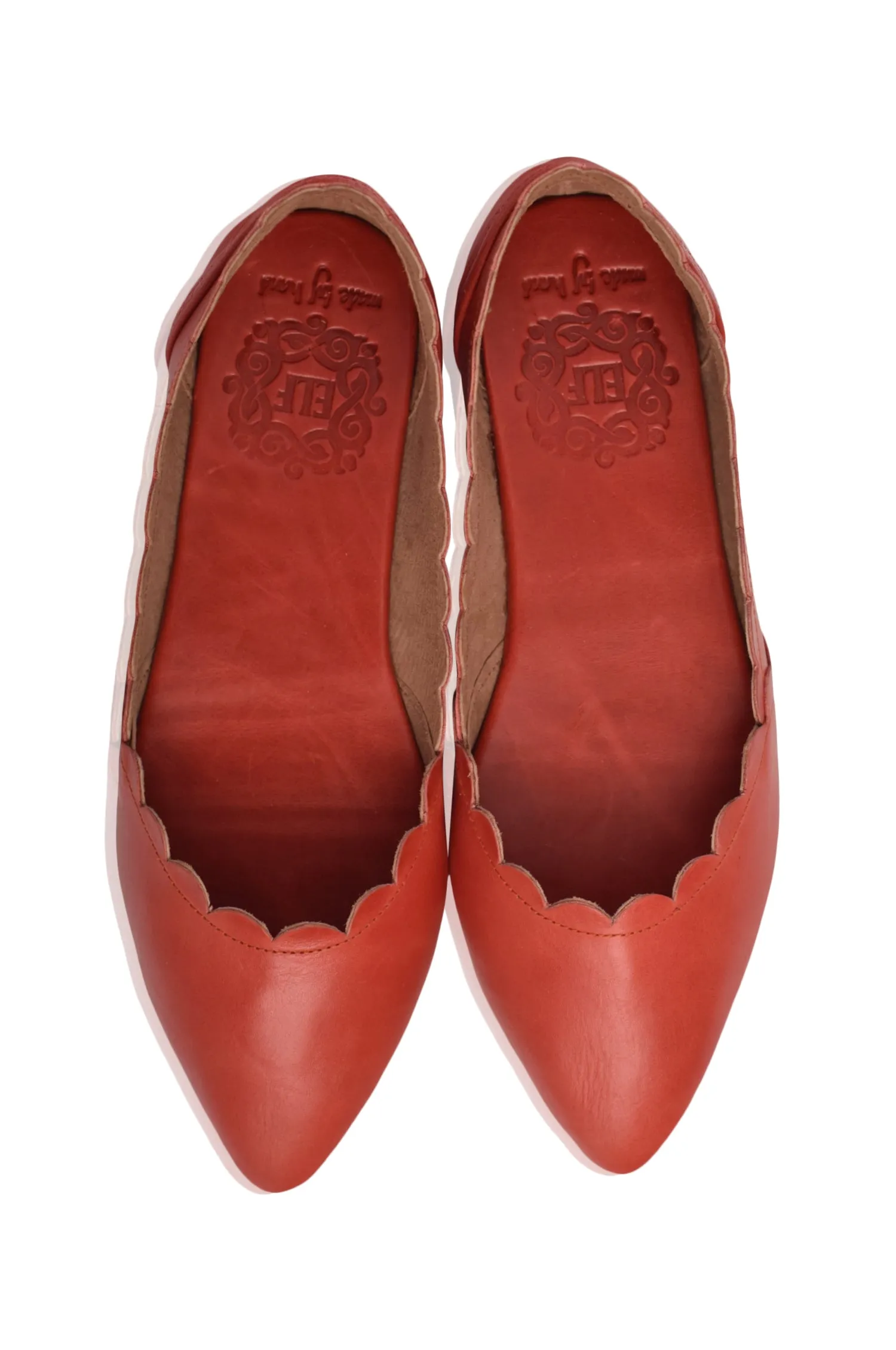 Valentina Leather Ballet Flats