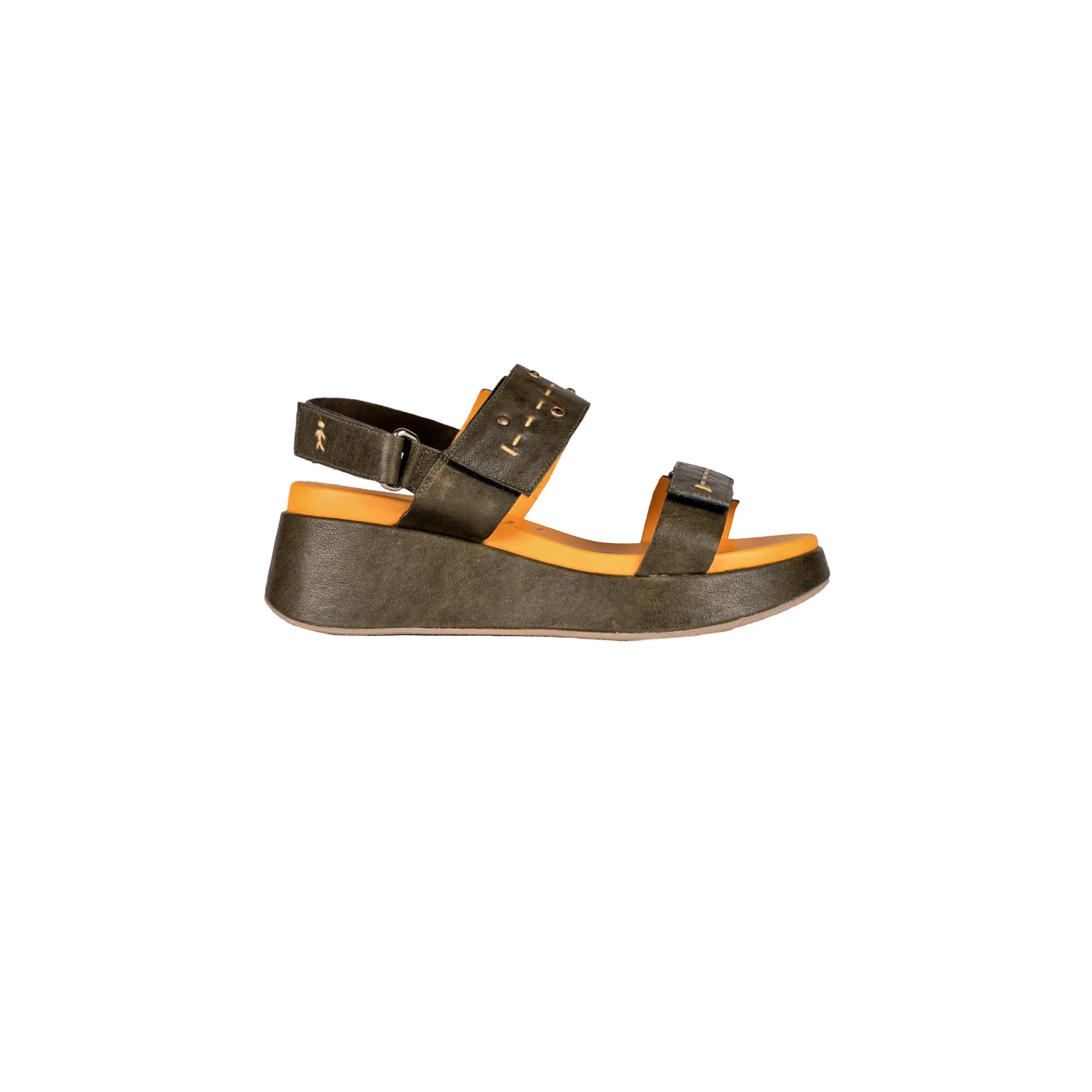 Wedge Sandal Old Iron Olive