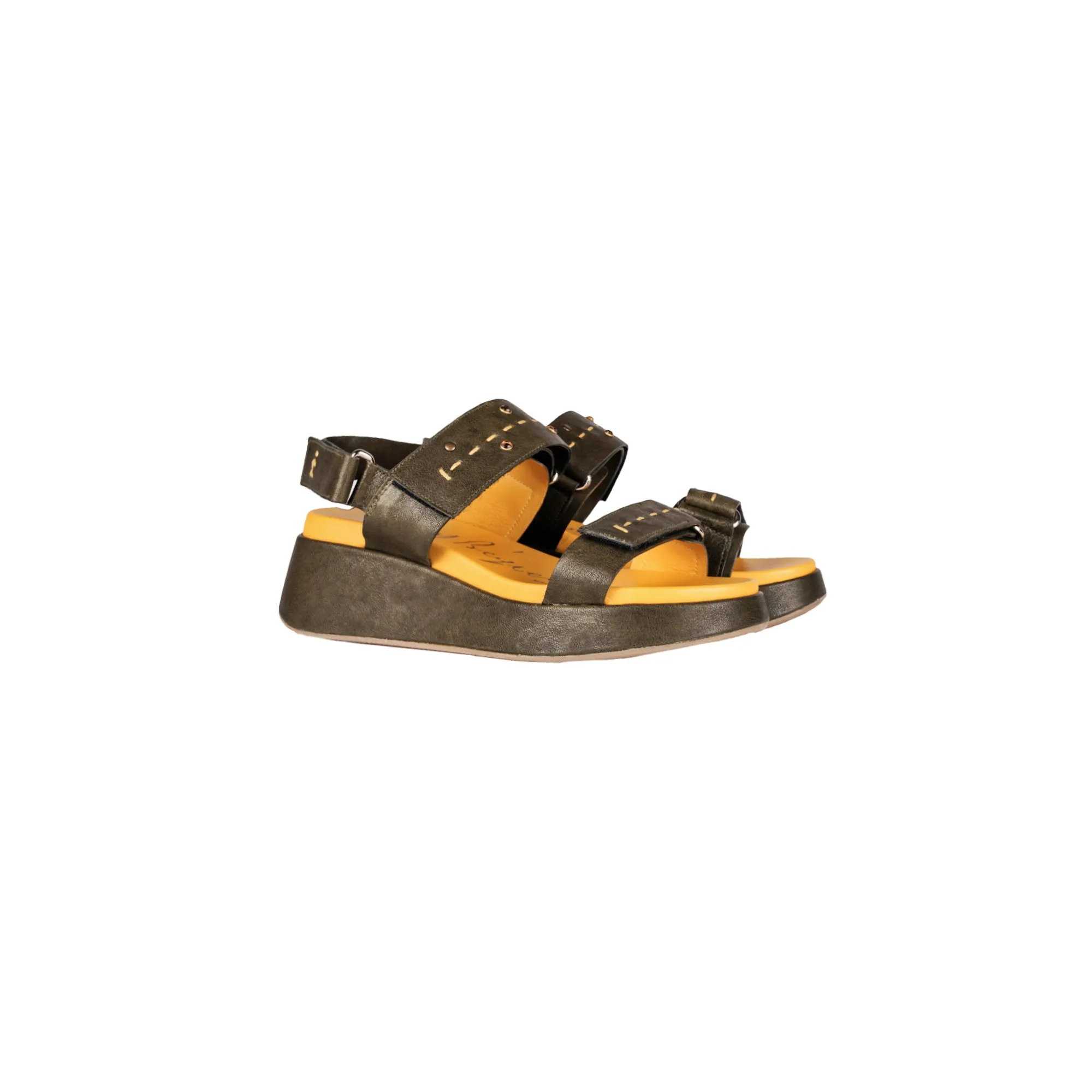 Wedge Sandal Old Iron Olive