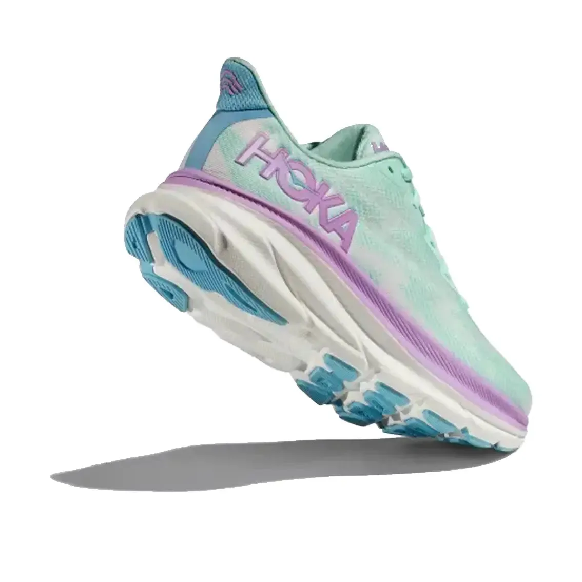 Womens Hoka Clifton 9 - Sunlit Ocean / Lilac Mist