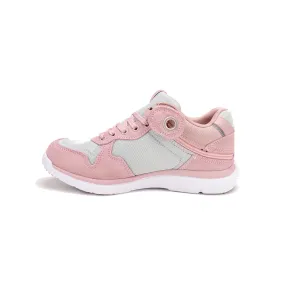 Women's Lightweight Rose Pink Shoes with Rear Zipper Access