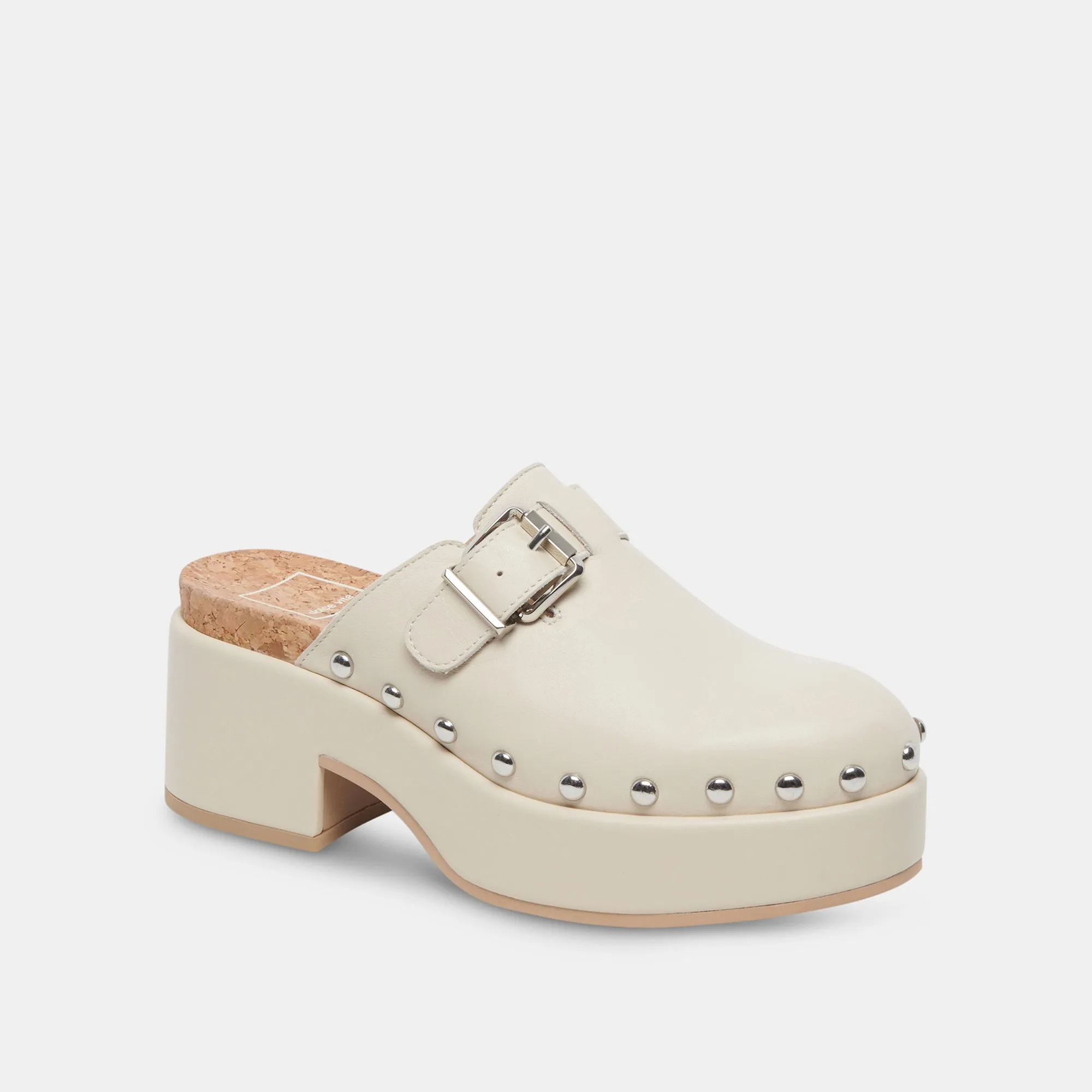 YEVAN CLOGS IVORY LEATHER